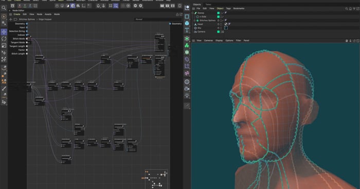 Cinema 4D interface
