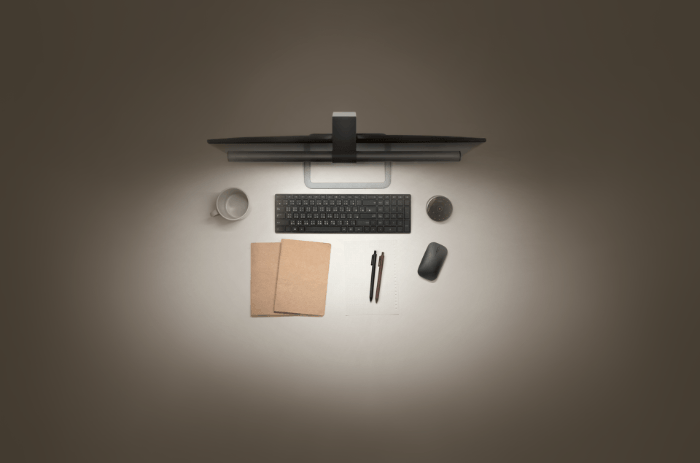 BenQ ScreenBar Halo side view