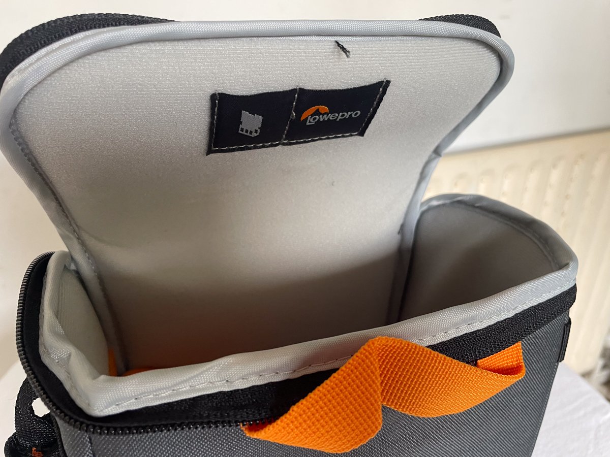 Detail of camera compartment