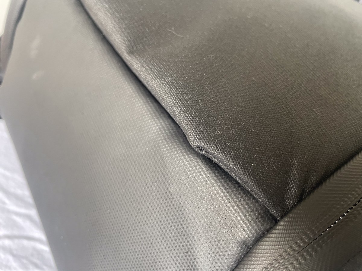 Detail of Peak Design Everyday Backpack materials