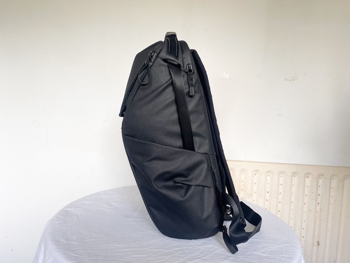 Side view of Peak Design Everyday Backpack
