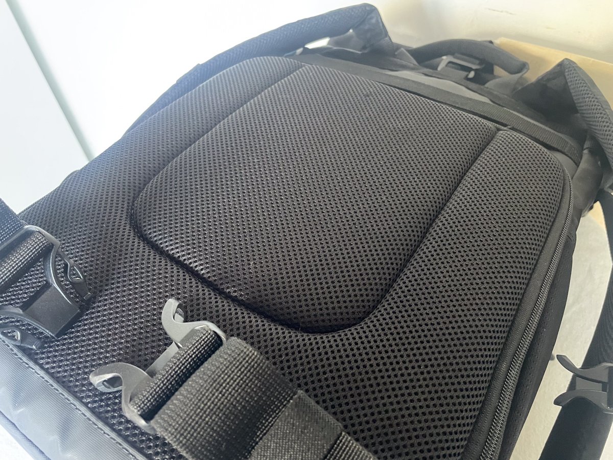 Padding on the back of the Tenba Fulton