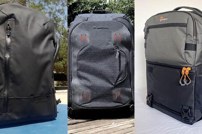 triptych for best camera backpack for travel