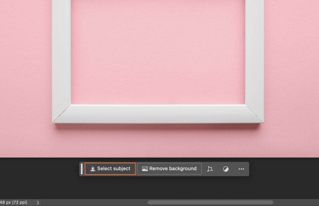 A pink background with a white border around the edges.