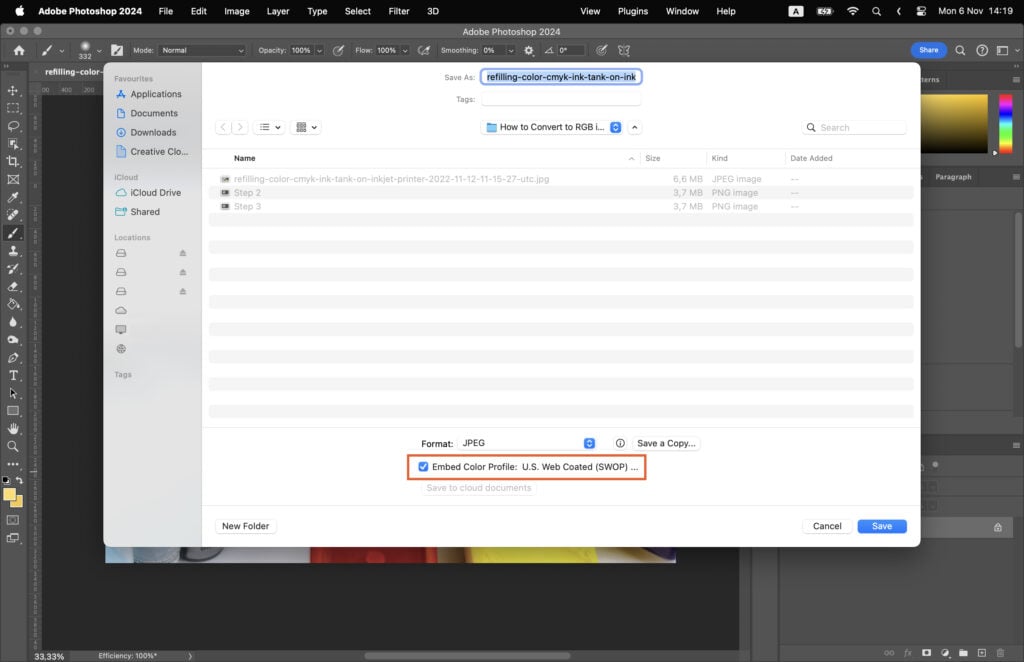 A computer screen with an error dialog open.