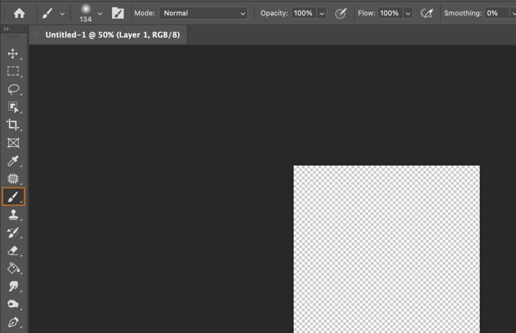 A digital art piece being edited with a software application, using graphic tools to manipulate layers and effects on the artwork. 