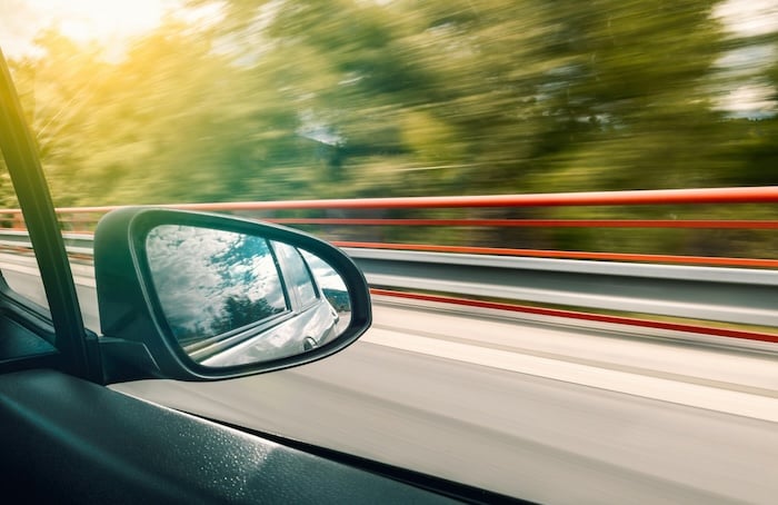 motion blur photography captured out of a car window