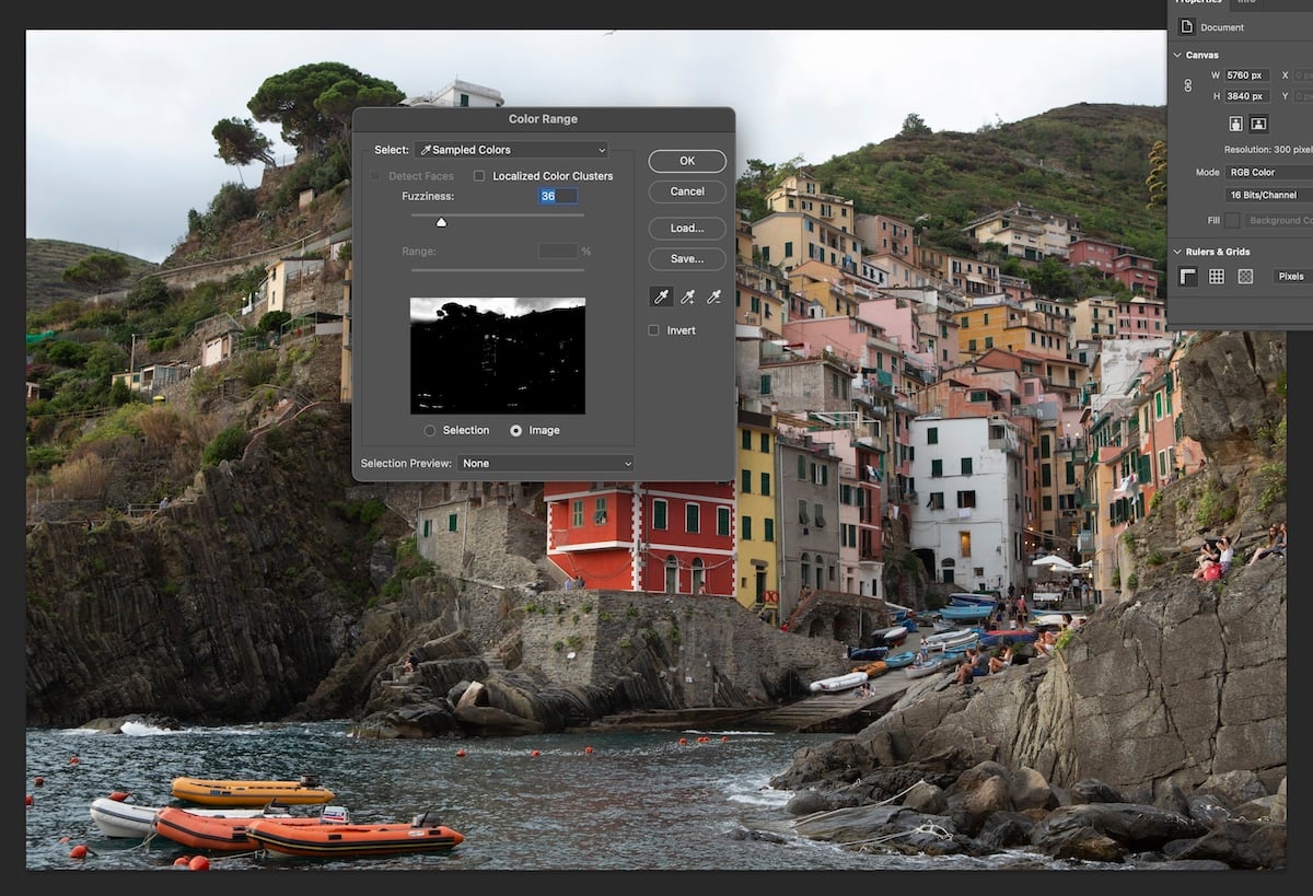 color range in photoshop