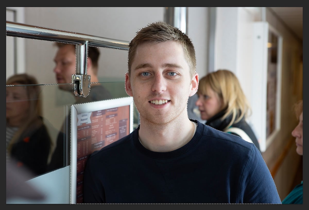 area focus result in photoshop