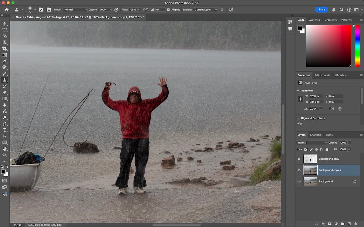final result of puppet warp in photoshop