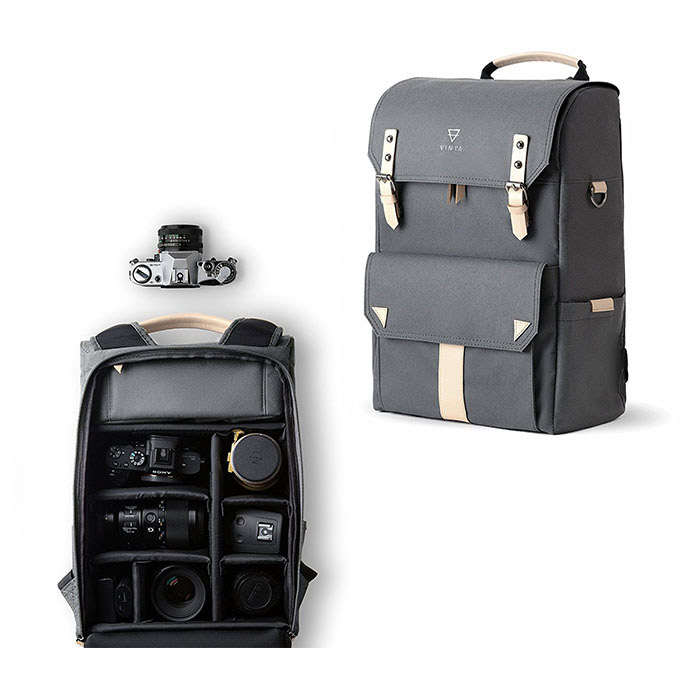 fashion camera backpack