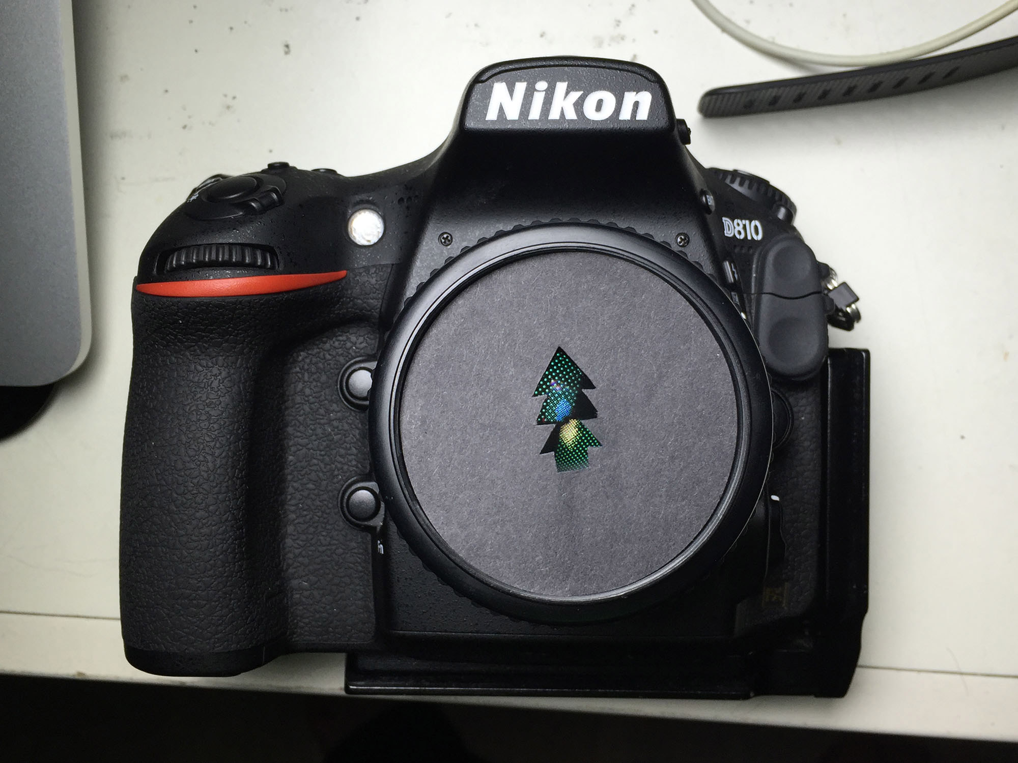 a custom made bokeh lens cap