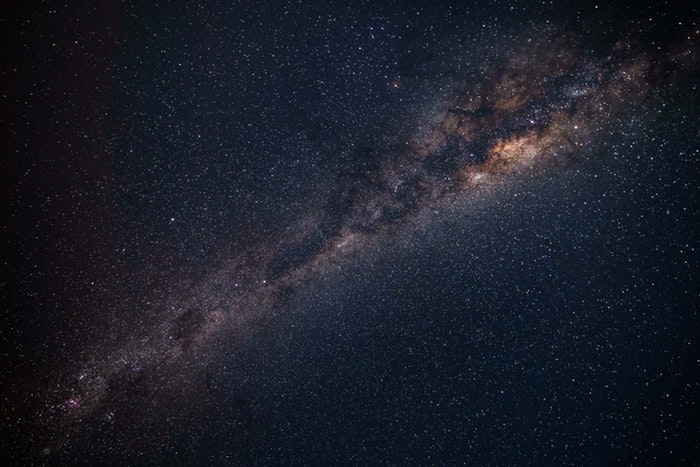 Uma foto da Via Láctea