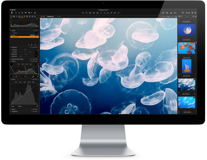 Screenshot of using Capture One for photo editing as an alternative to Lightroom