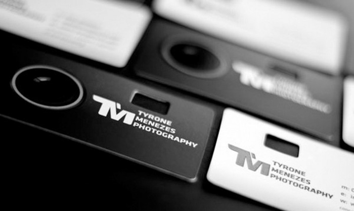 photography business card for photographer Tyrone Menezes