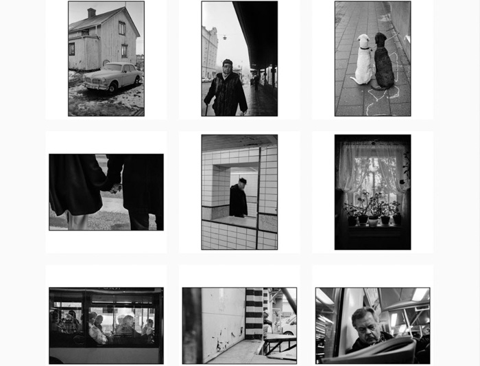 a nine photo grid of atmospheric black and white shots by Niklas Porter-best film photographers 2019