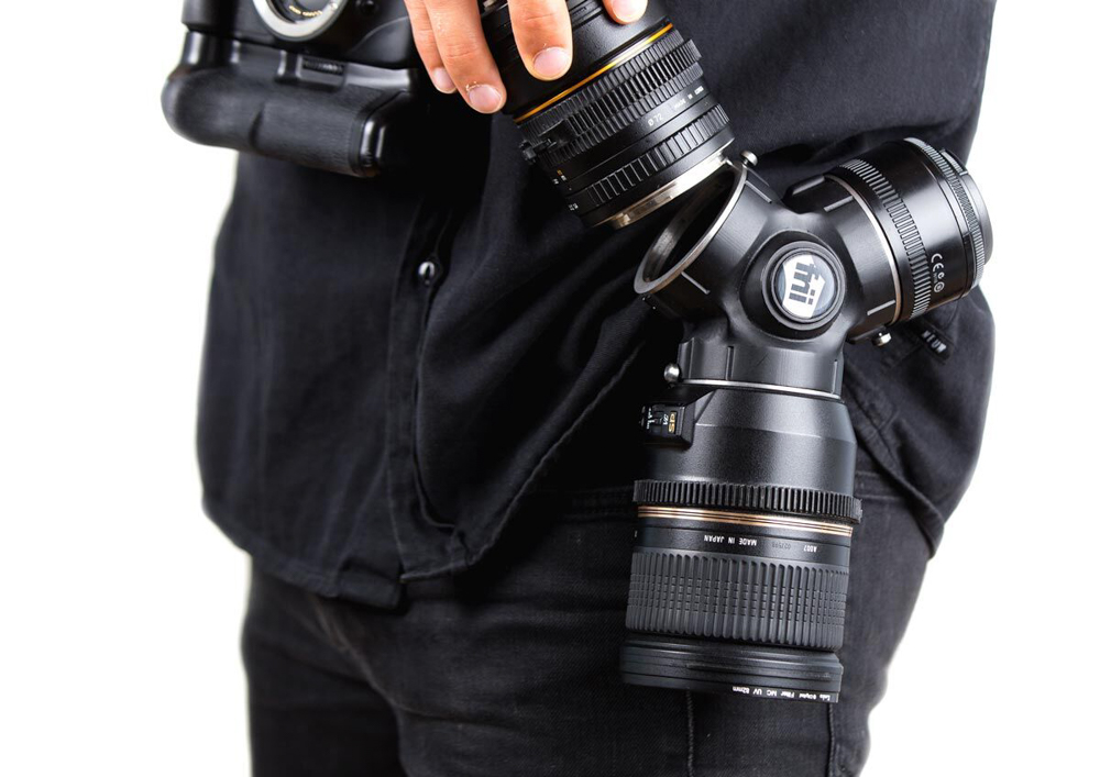 camera backpack strap holder