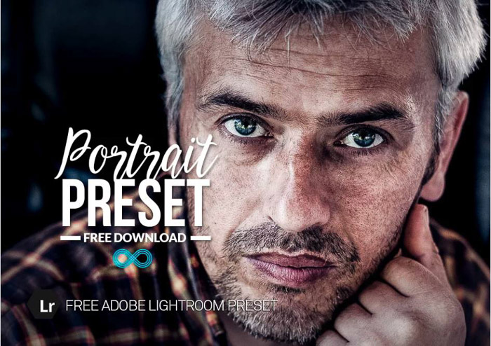 Close-up portrait of a man with greyish hair in photonify lightroom portrait preset