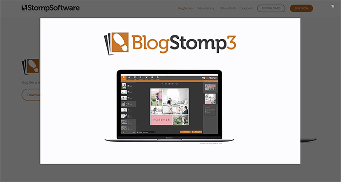 Snímek obrazovky BlogStomp 3