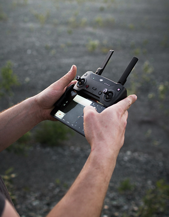 Foto remote kontrol drone