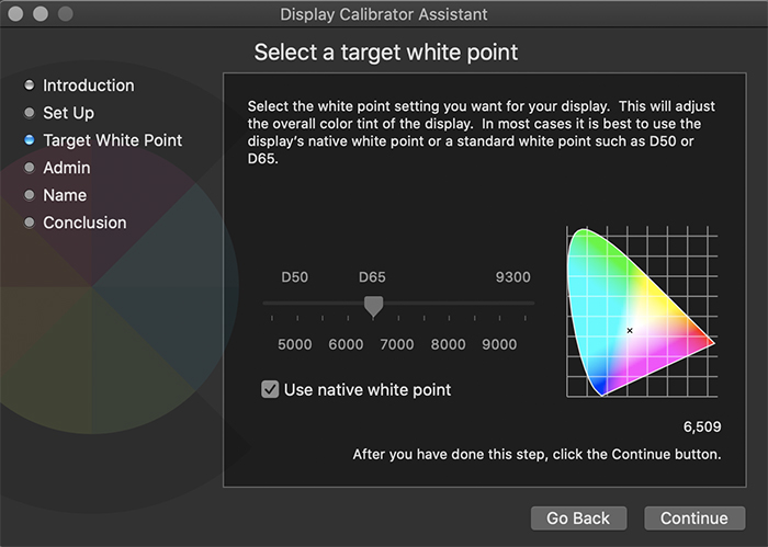Cómo y por qué calibrar un monitor para fotografía herramienta de calibración incorporada de Mac