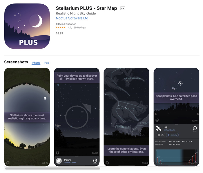 Stellarium Plus Captura de tela