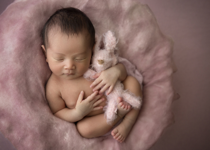 Potret bayi yang baru lahir