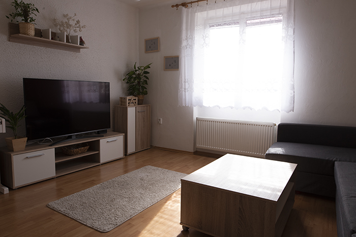 Fotografia HDR de imóveis do interior de uma sala de estar