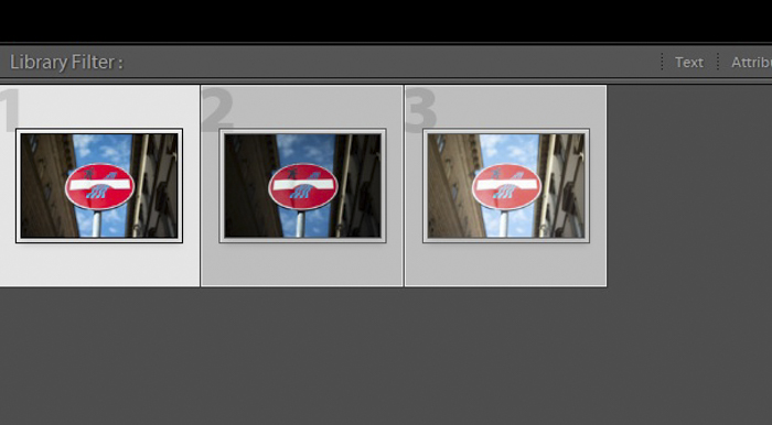 Uma captura de tela do uso da mesclagem HDR do Lightroom