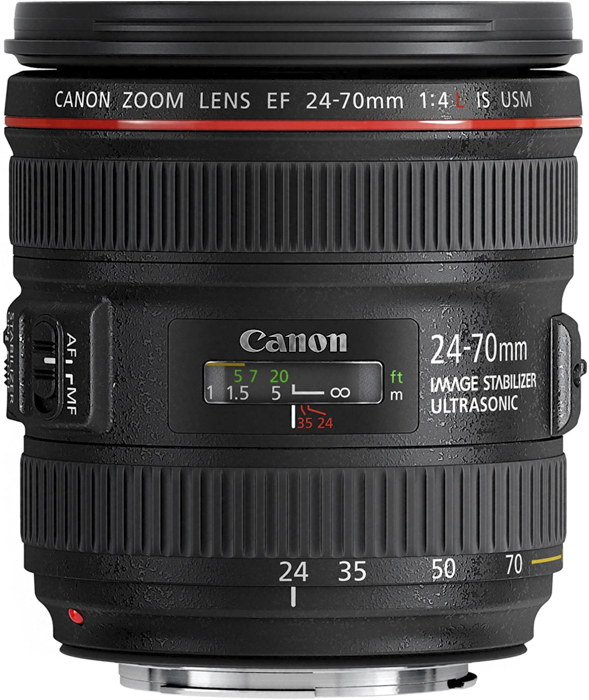 Lente Canon EF 24-70 mm f / 4L IS USM