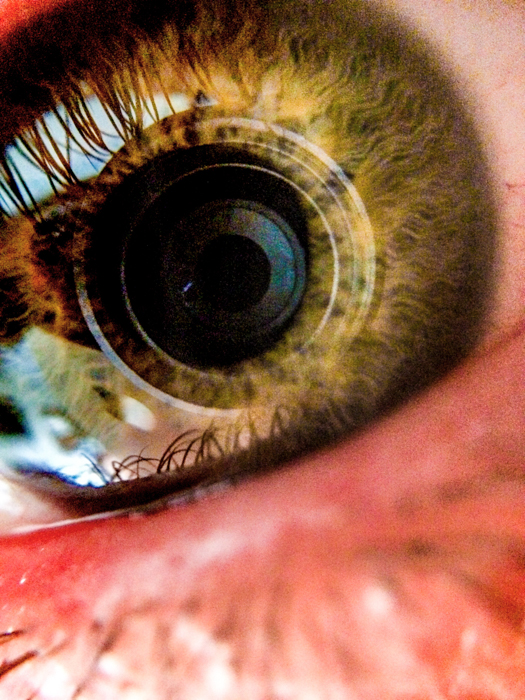 foto de close-up de olho humano