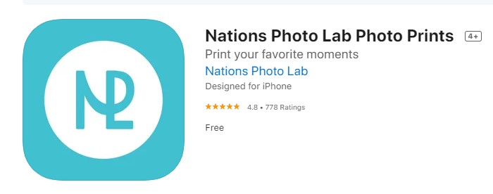 uma captura de tela do aplicativo de impressão de imagens gratuito das nações 