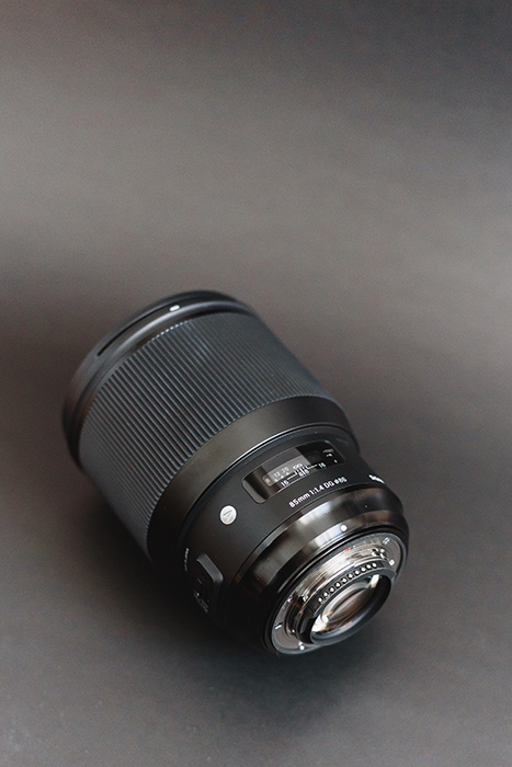Uma fotografia da lente Sigma 85mm f / 1.4 Art DG HSM