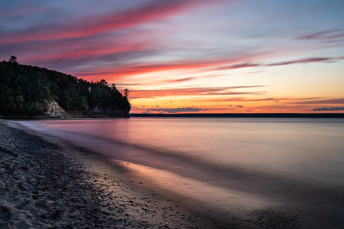 Sunrise Lake Superior Michigan
